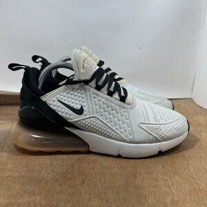 Nike Air Max 270 SE Women Size 9.5 Running Shoes Light Bone White Sneakers MARKS